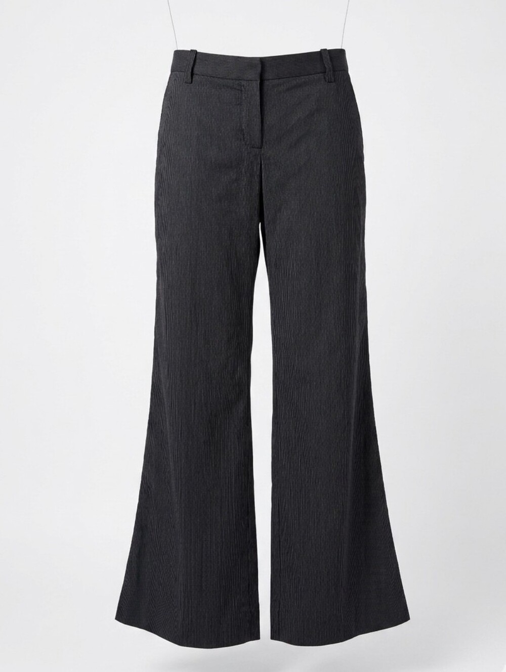 Studio M | Wide Leg Striped Dress Pants Size 2 In Black